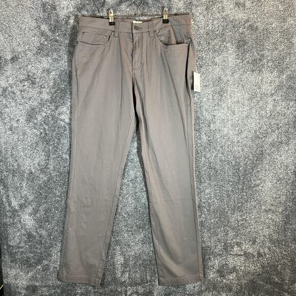 Bridge & Burn Bradley Pants Mens 34R Slim Fit Organic Stretch New With Tags - Picture 1 of 12